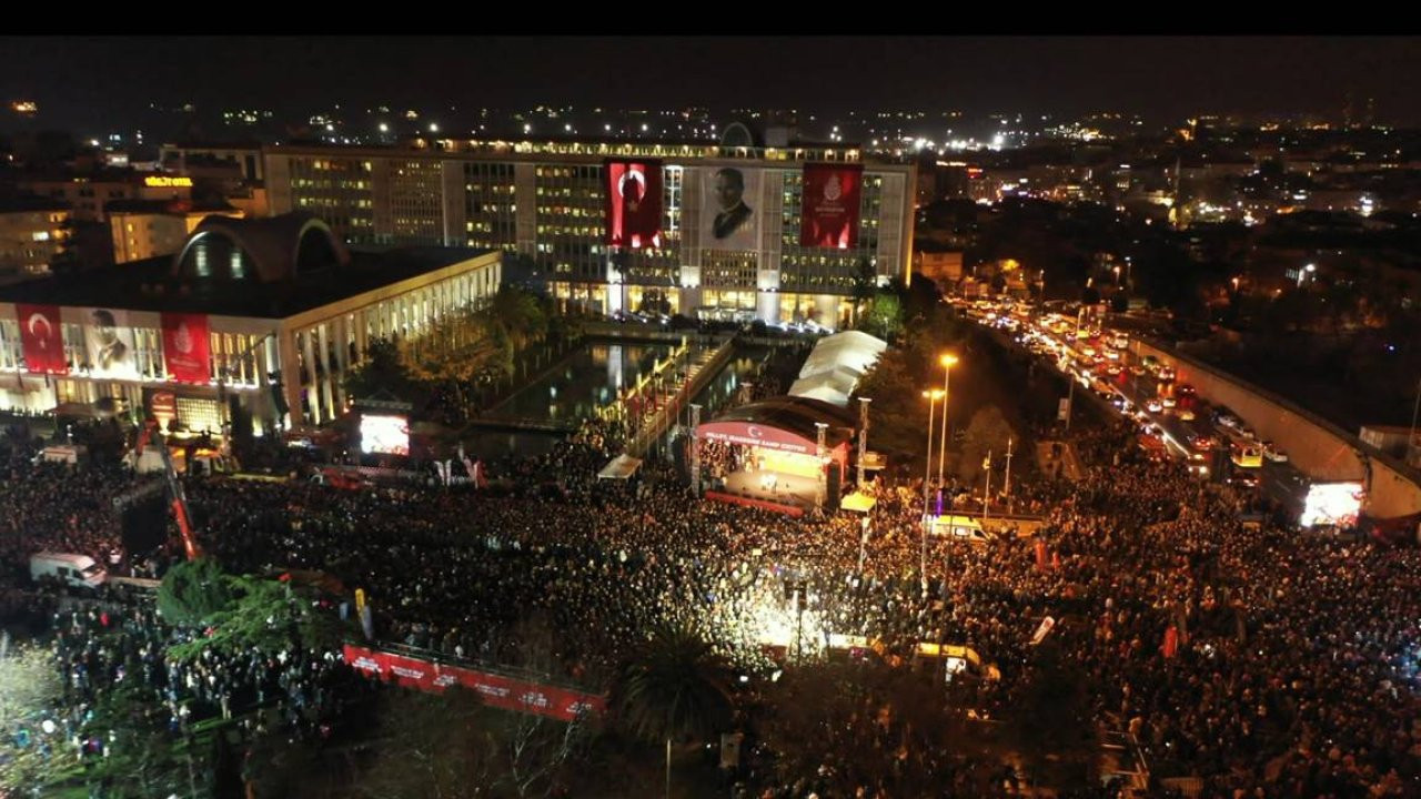 Emniyet kaynakları Saraçhane mitingine kaç kişinin katıldığını açıkladı