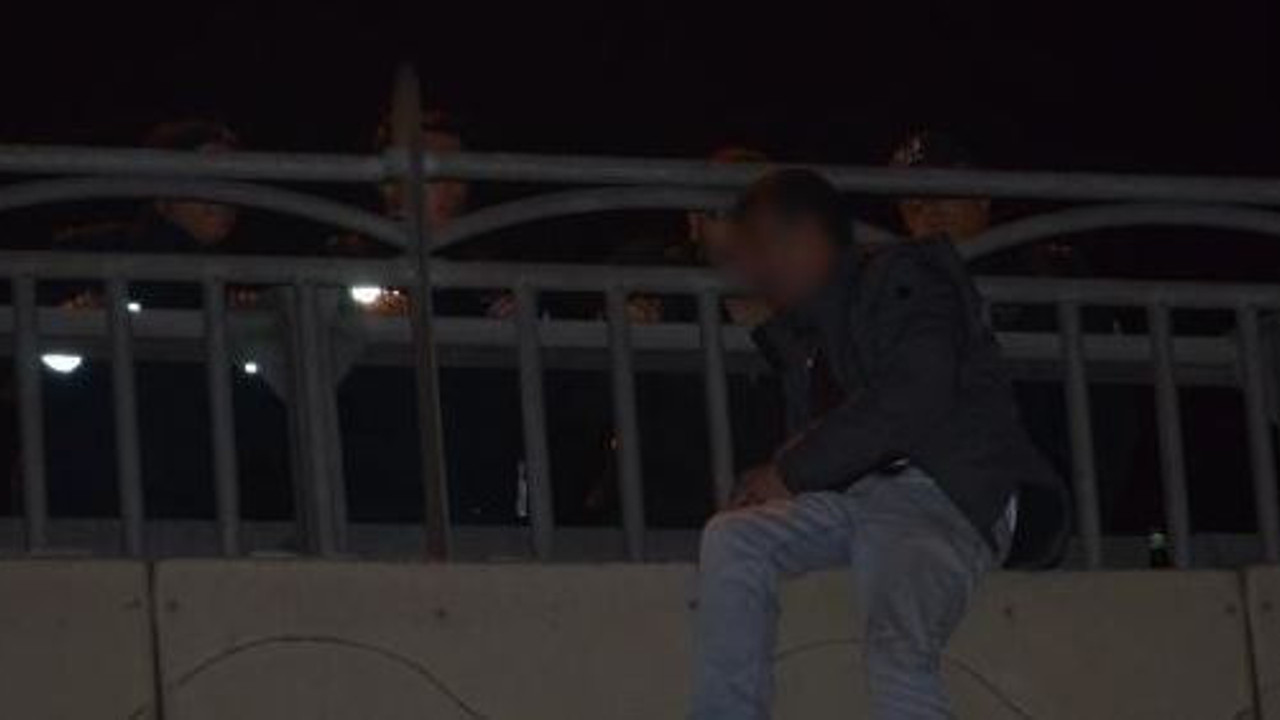 İntihar girişimine polis "Dur" dedi