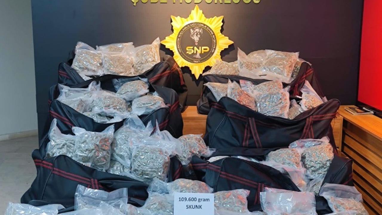 Şanlıurfa’da 109 kilo uyuşturucu ele geçirildi