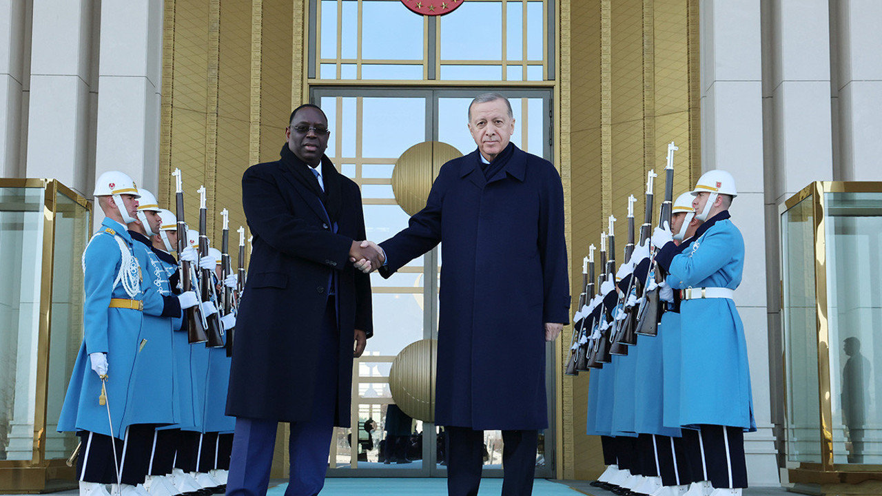 Erdoğan, Senegal Cumhurbaşkanı Sall ile bir araya geldi