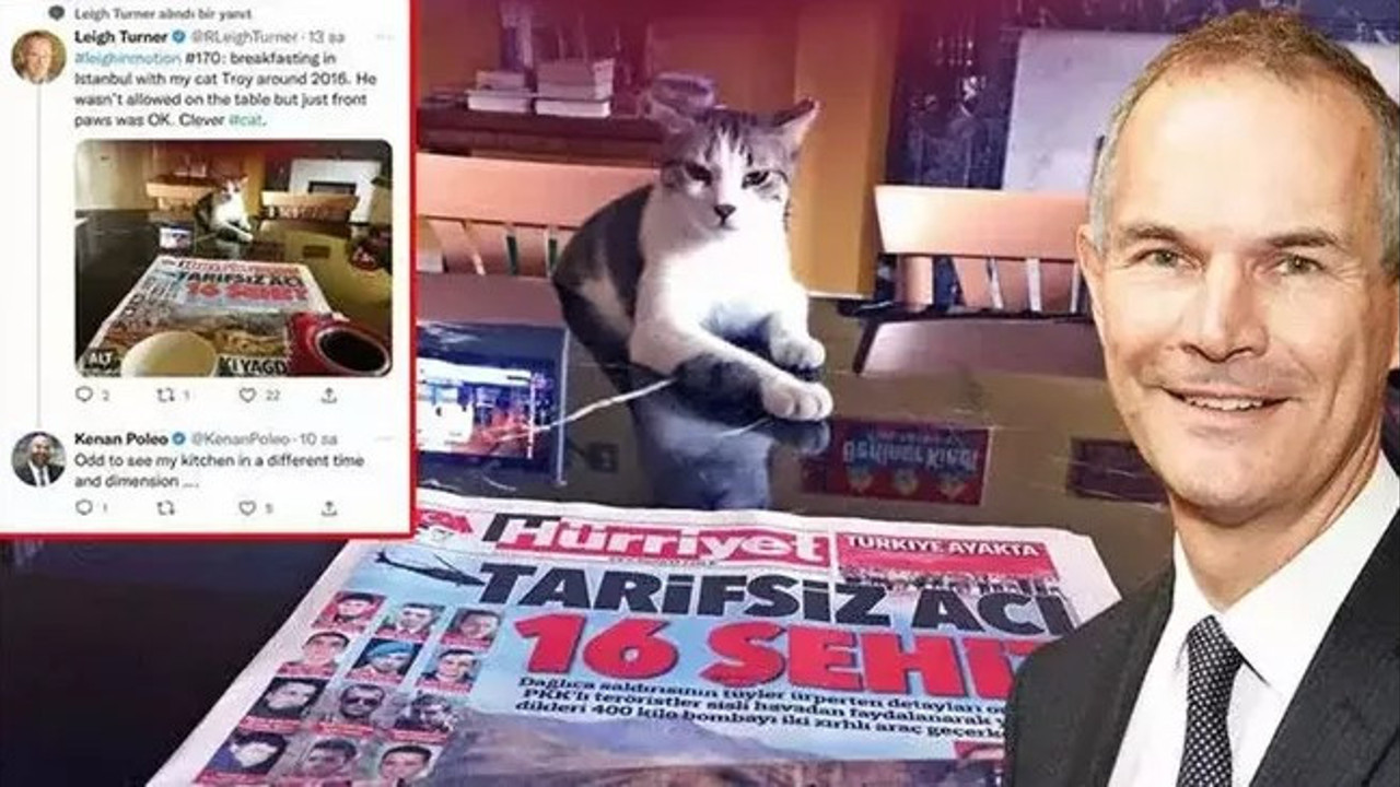 İngiltere'nin eski konsolosu hangi gizli mesajı verdi. 16 şehit haberini masaya kedi oturtarak paylaştı