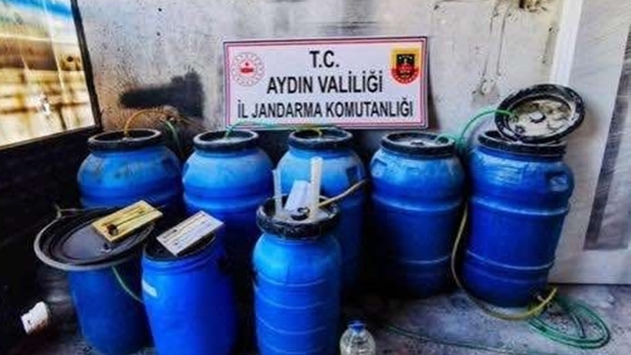 Yılbaşı öncesi 5 bin 805 litre kaçak alkol ele geçirildi