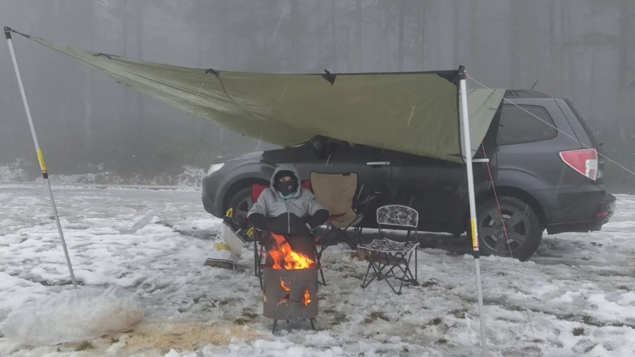 Düzce'de yüksek kesimlere kar yağdı