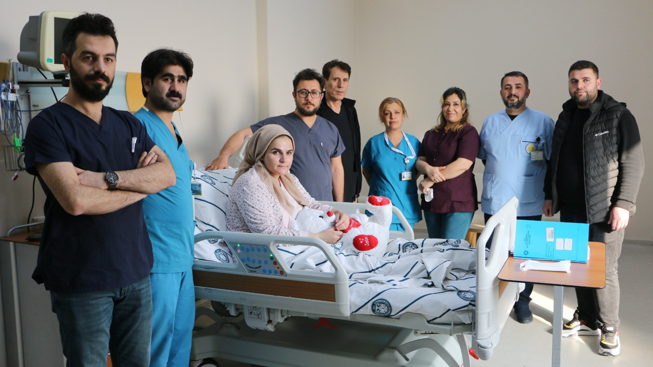 Kalbinde delik olan 2 çocuk annesi sağlığa böyle kavuştu