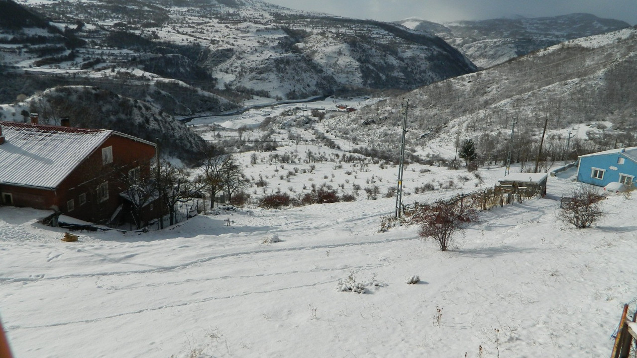 Ardahan'da kar yağışı etkili oldu (29 Aralık 2022)