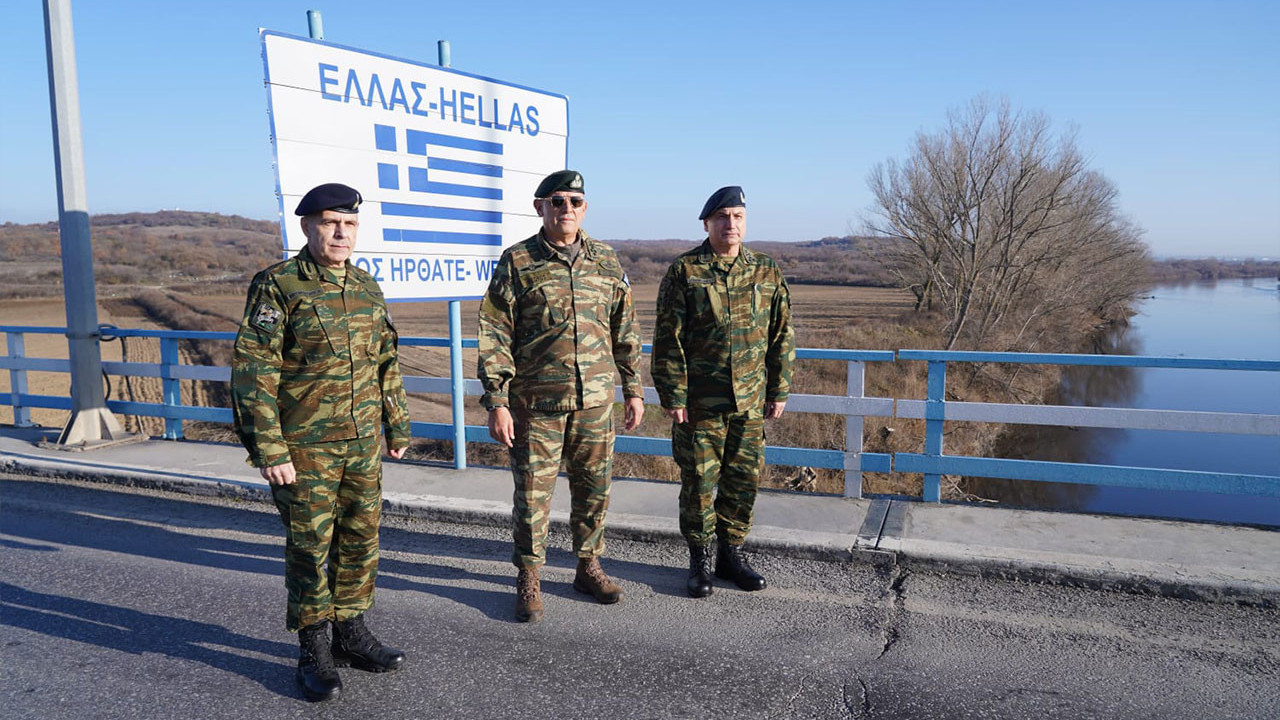 Yunan Genelkurmay Başkanı bugün de İpsala'ya gelip tehdit savurdu