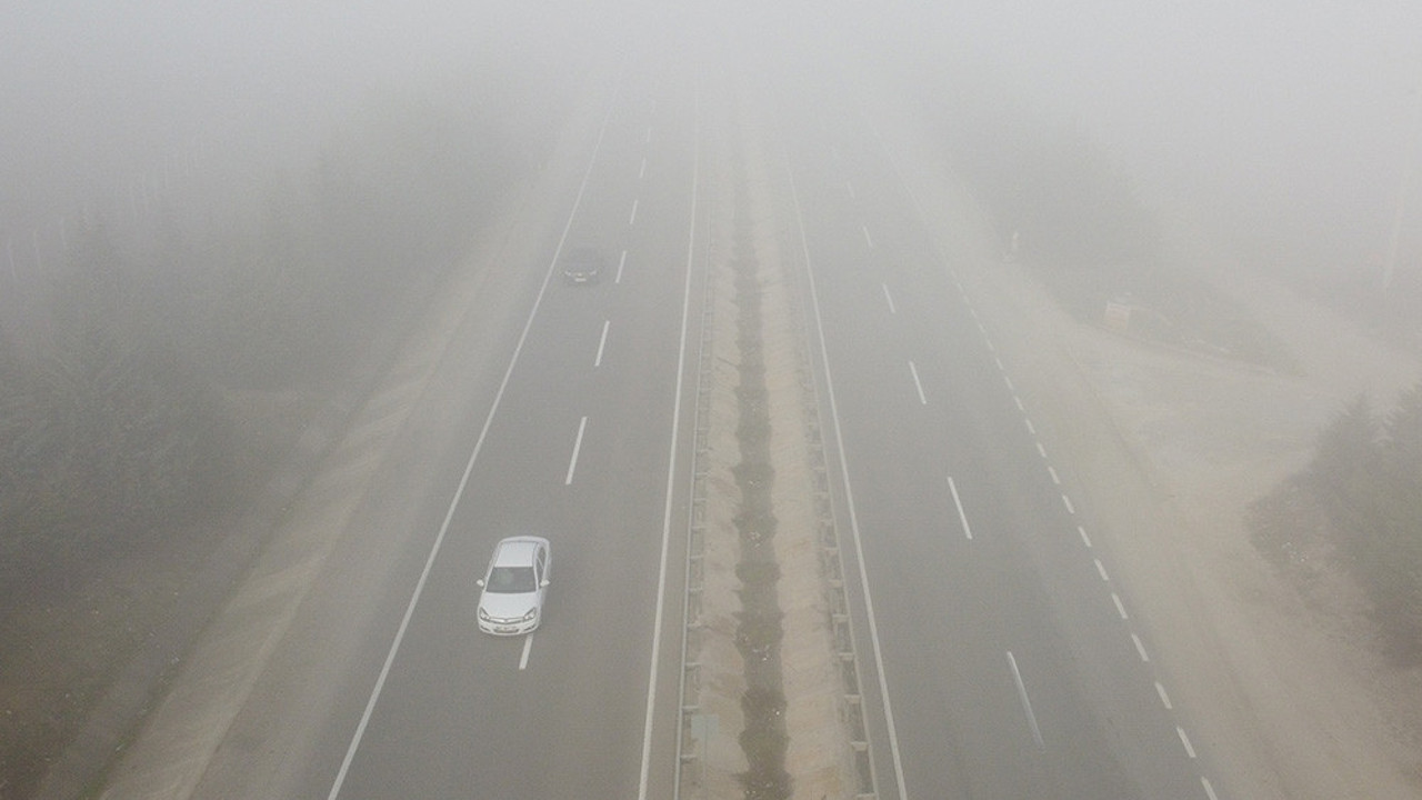 Bilecik'te sis etkili oluyor