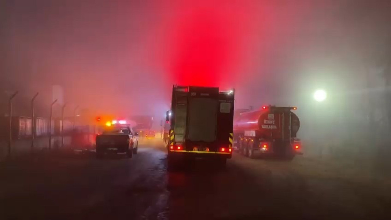 Zift deposunda yangın çıktı