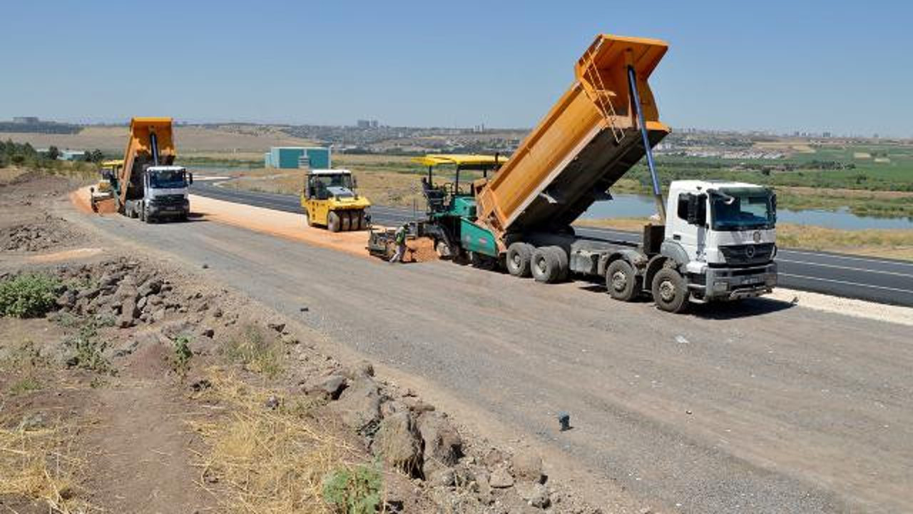 Diyarbakır'da 357 bin 531 ton sıcak asfalt serildi