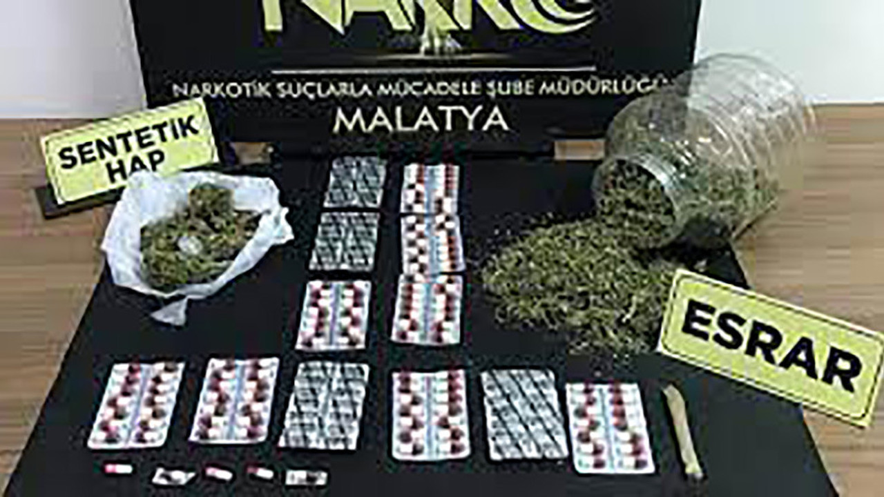 Malatya'daki uyuşturucu operasyonu