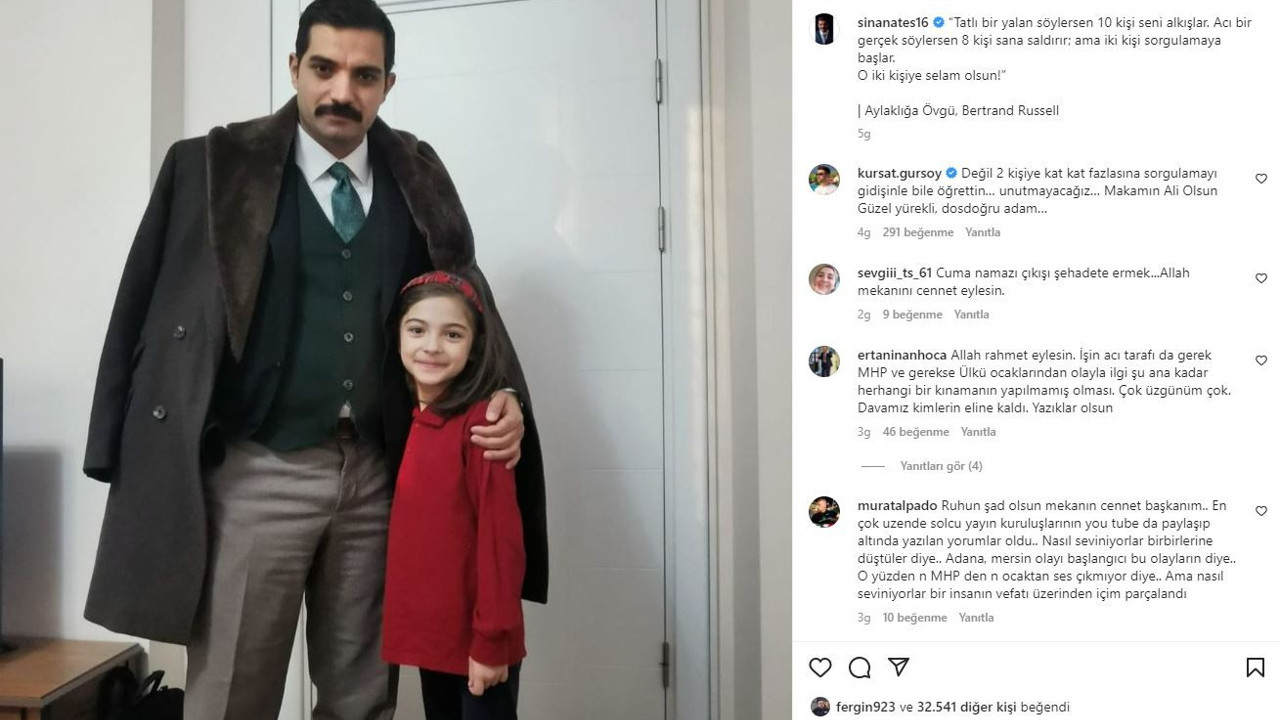 Sinan Ateş'in cuma namazına giderken yaptığı açıklama ortaya çıktı