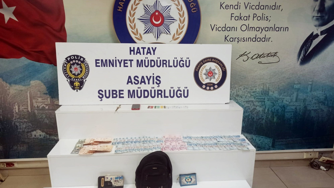 Hatay’da hırsızlık şüphelisi gözaltına alındı (04 Ocak 2023)