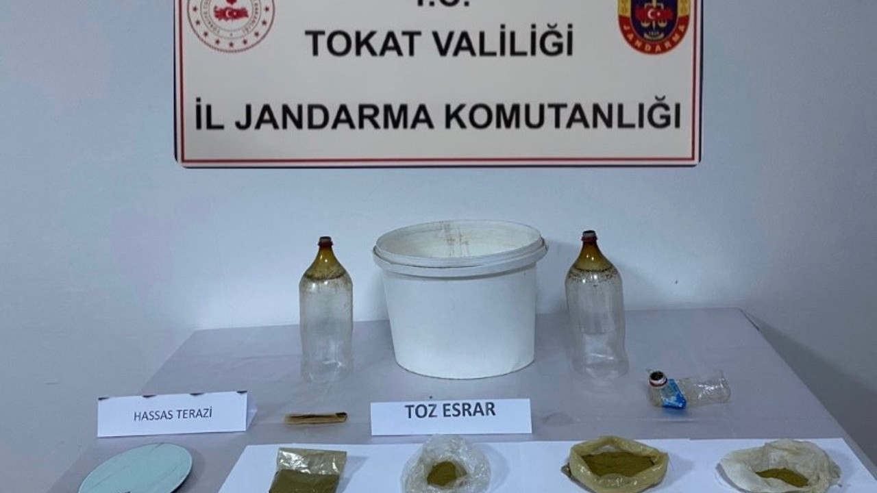 Tokat'ta uyuşturucu operasyonunda 4 kişi gözaltına alındı