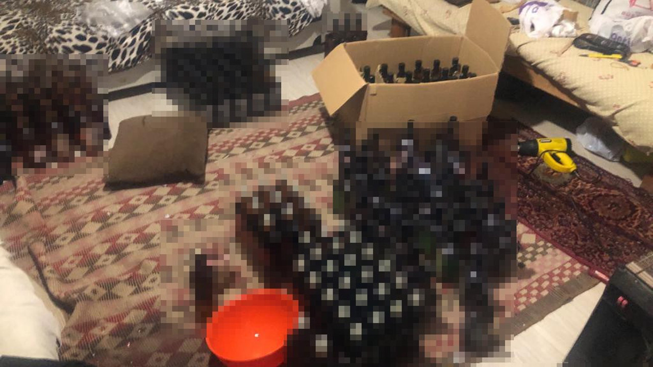 Antalya’da 345 litre sahte içki ele geçirildi