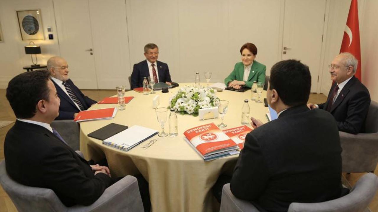 Altılı Masa'dan ortak açıklama