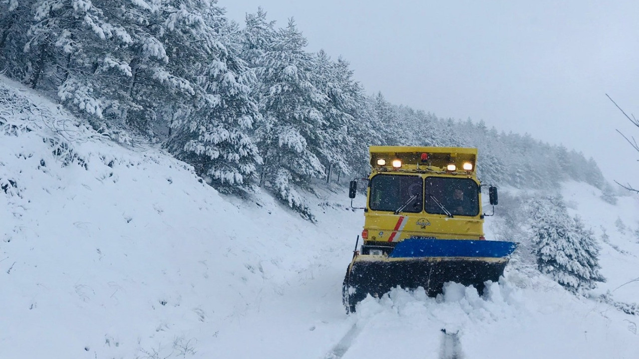 Sinop’ta yüksek kesimlerde kar yağışı etkili oldu