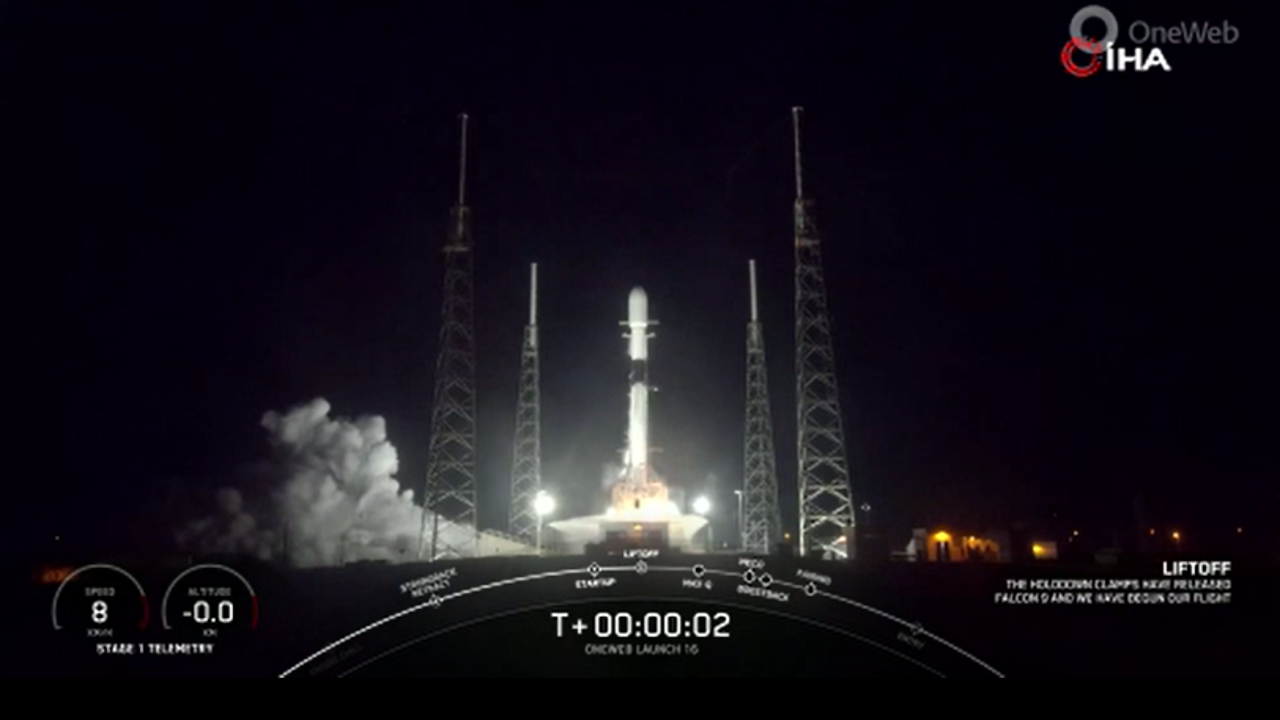 SpaceX internet uydularını başarıyla fırlattı