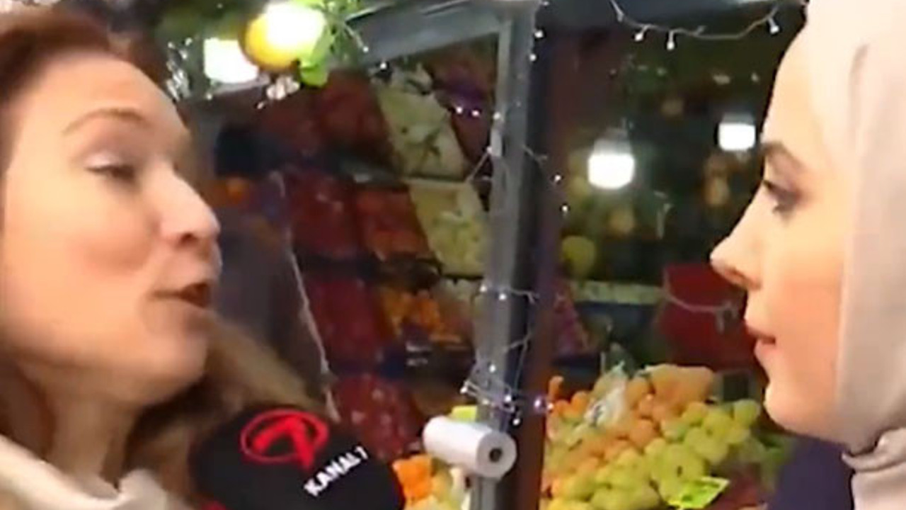 Başörtülü muhabire 'Kafan hava alsın' dedi. Gözaltına alındı