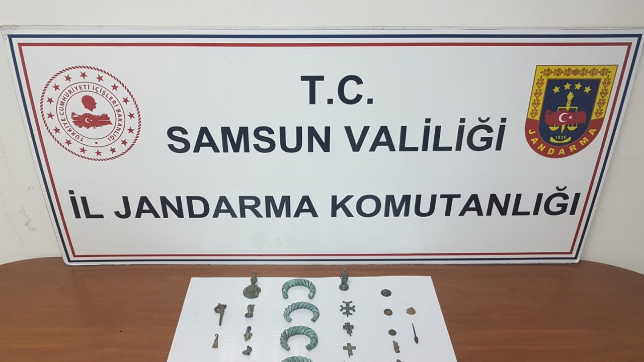 Tarihi eser kaçakçılığı yapan iki şüpheli yakalandı (14 Ocak 2023)