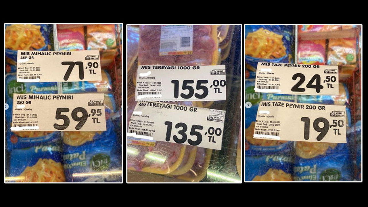 Ünlü market ürünlerine zam yağdırdı. Etiketlere bakın