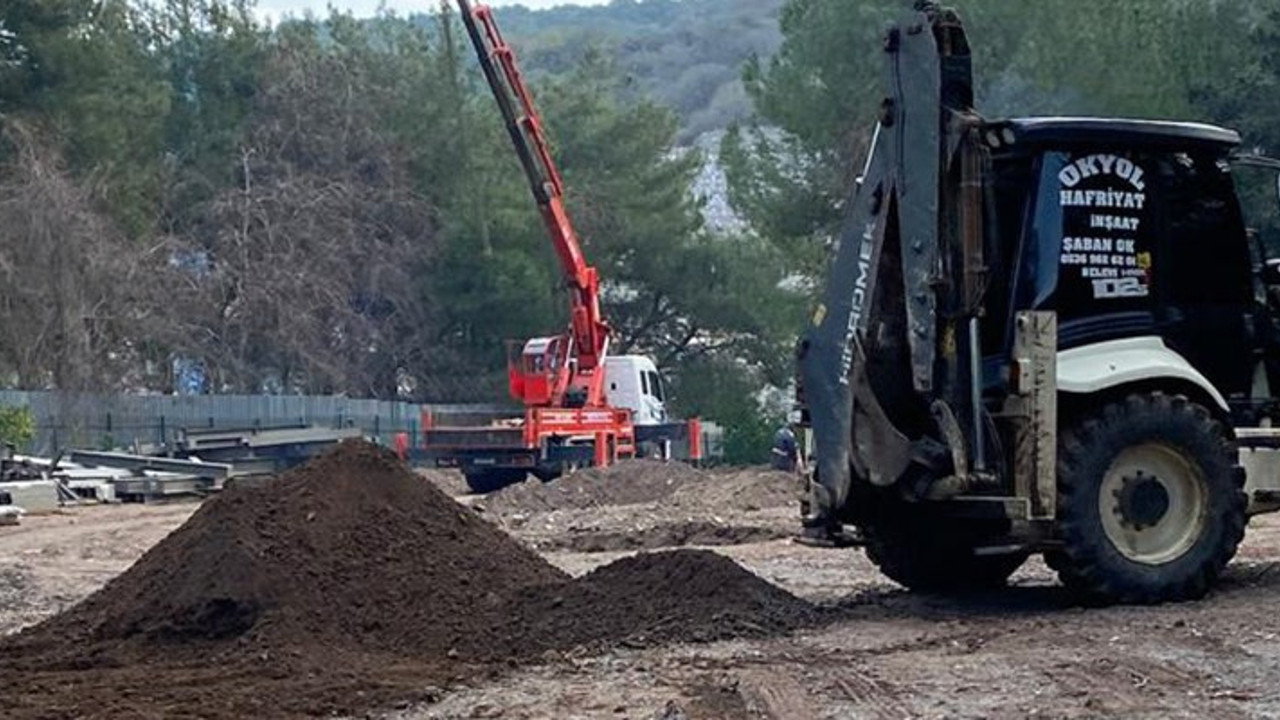 Türkiye’nin en önemli antik kenti şantiye alanına döndü. Ağaçları da kesiyorlar