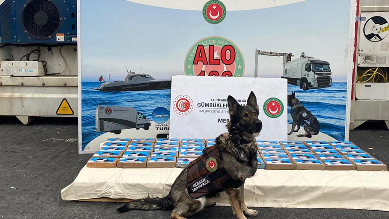 Mersin Limanı'nda 56 kilo kokain ele geçirildi