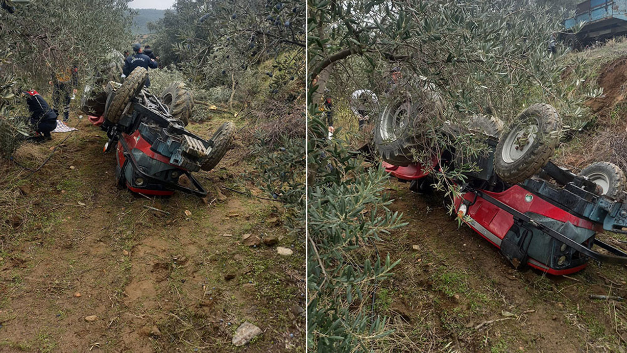 Traktör kazasında 1 kişi öldü