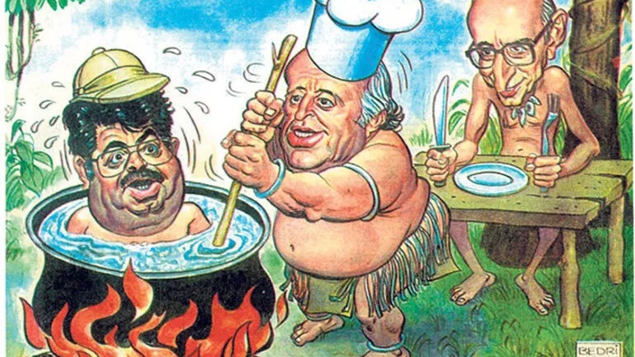 Bedri Koraman bu karikatürü 3 kez daha çizip imzalamak zorunda kalmıştı