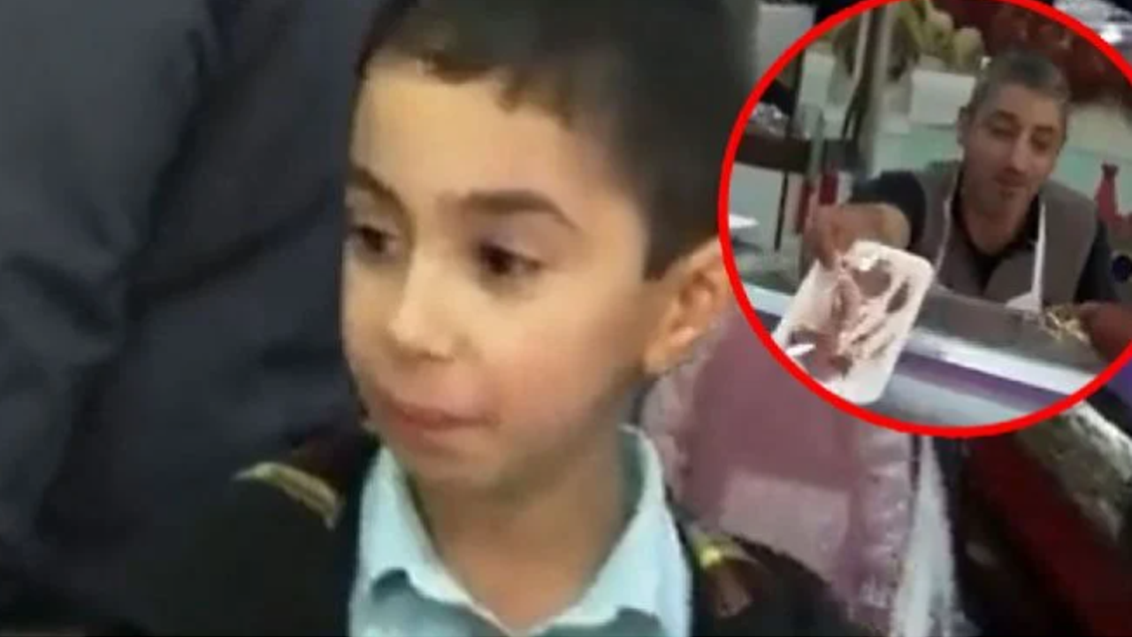 Karne hediyesi olarak çocuğuna et alan aile konuşuluyor. Batsın bu dünya yansın bu dünya