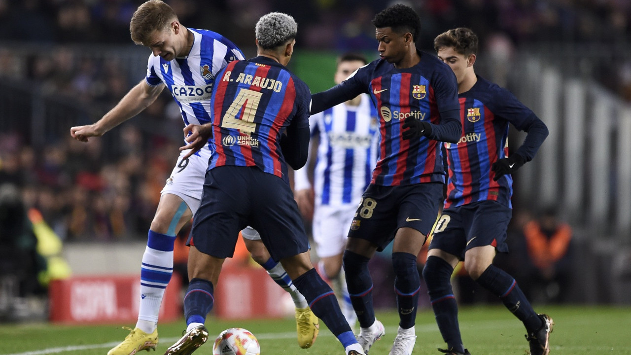 Barcelona Real Sociedad'ı zor da olsa geçti