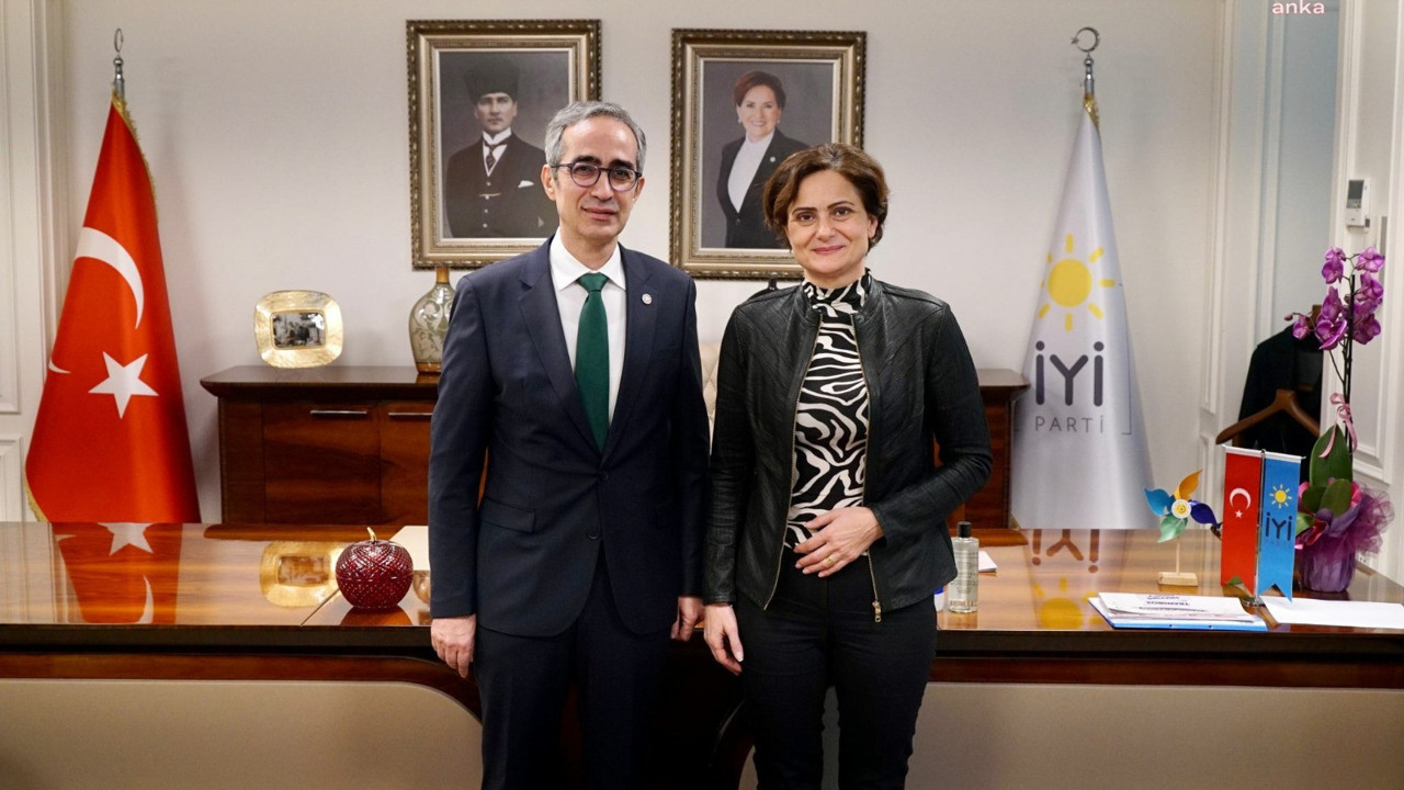 CHP'li Kaftancıoğlu'ndan İYİ Parti'ye tebrik ziyareti