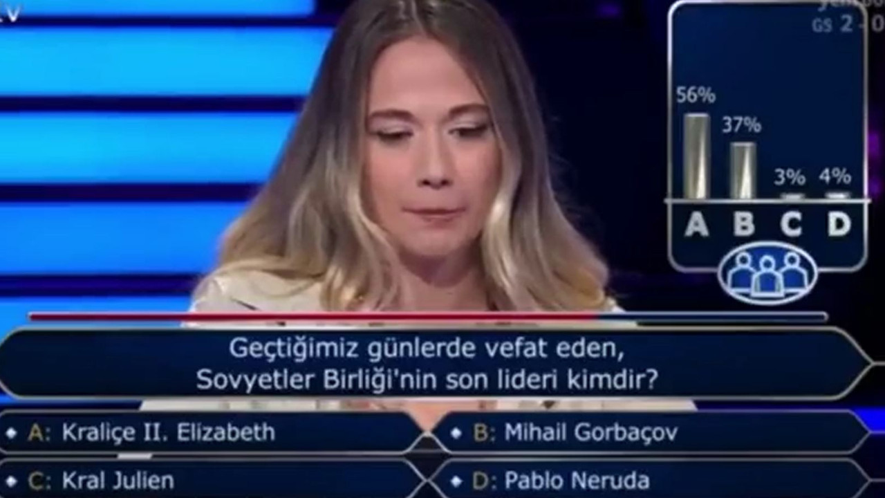 Kim Milyoner Olmak İster'de bu soruyu yarışmacı da seyirci de bilemedi. Bu insanlar da Cumhurbaşkanı seçecek