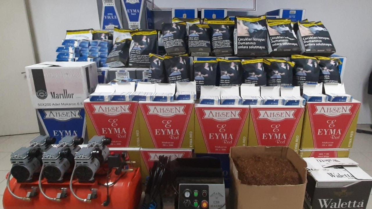 Kocaeli'de 1 milyon makaron ele geçirildi