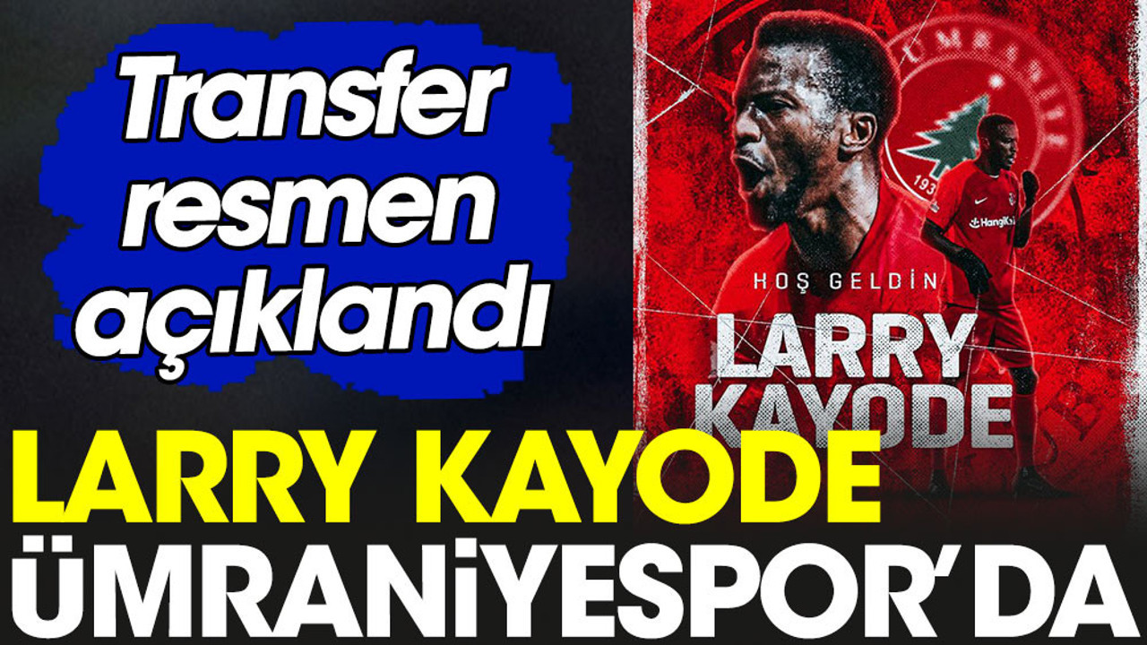 Ümraniyespor'dan transfer: Kayode kiralandı