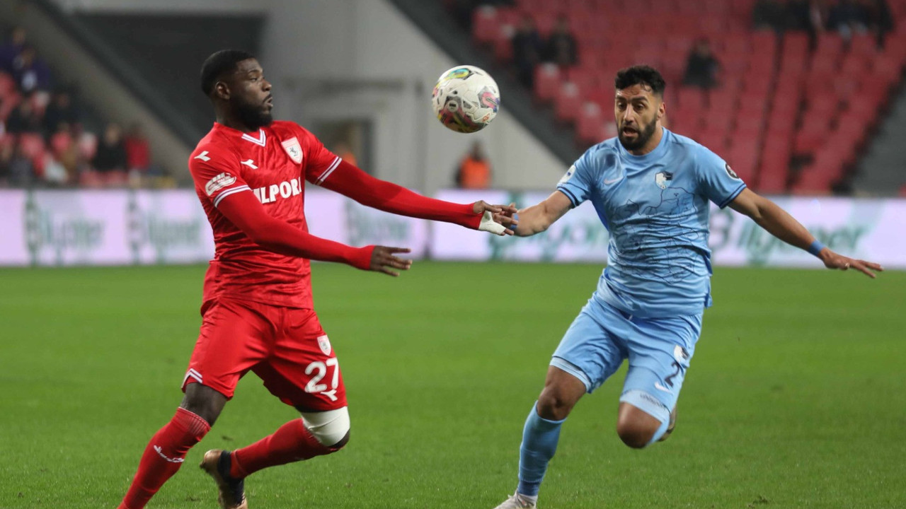 Zirveye oturdu. Samsunspor Erzurumspor'u mağlup etti