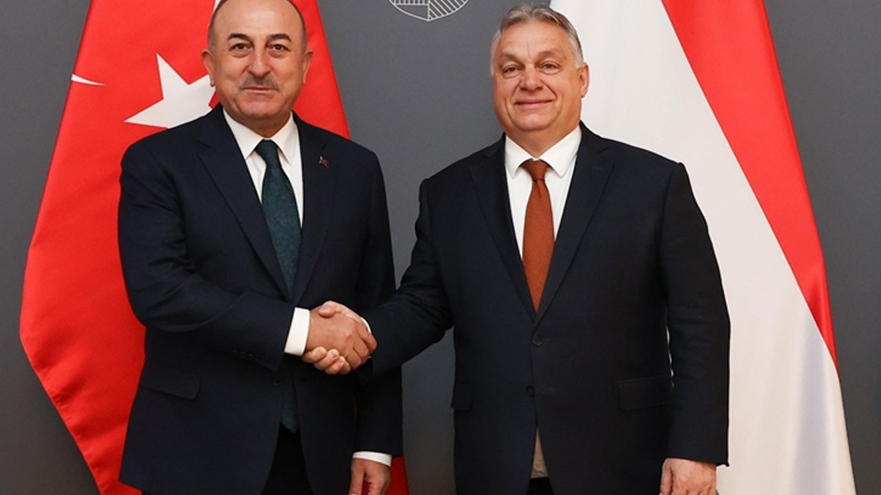Bakan Çavuşoğlu, Macaristan Başbakanı Orban ile görüştü