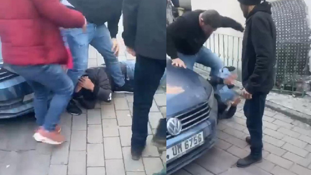 Takip ettiği kadının yakınlarından meydan dayağı