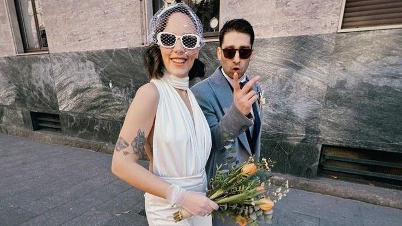 Ünlü oyuncu Bora Akkaş Milano'da evlendi