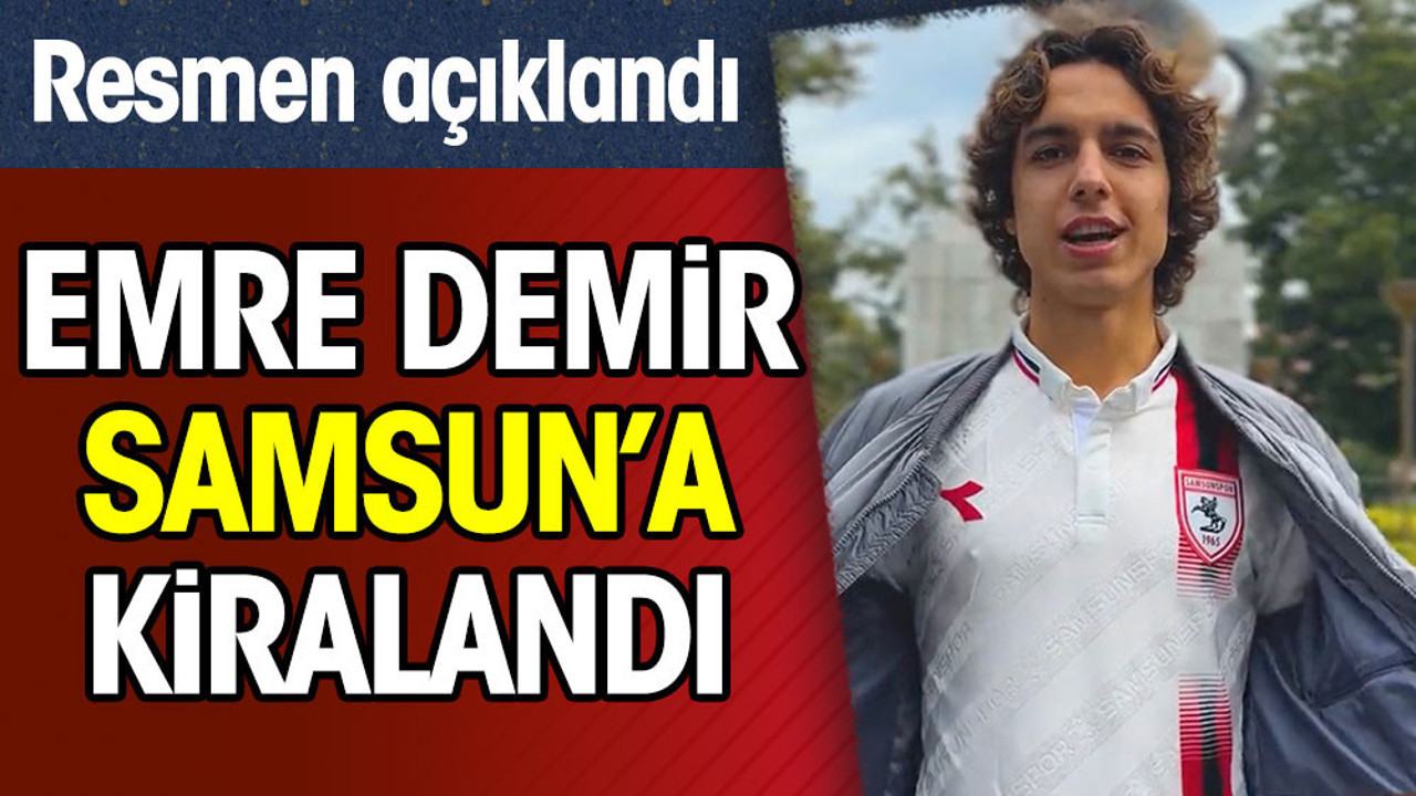 Samsunspor Emre Demir'i kiraladı