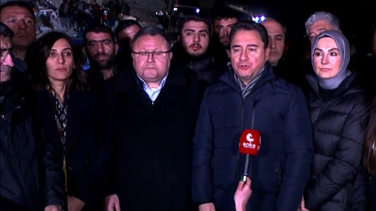 Ali Babacan Hatay'da konuştu: Kimliği tespit edilemeyen cenazeler resmi verilere dahil edilmiyor