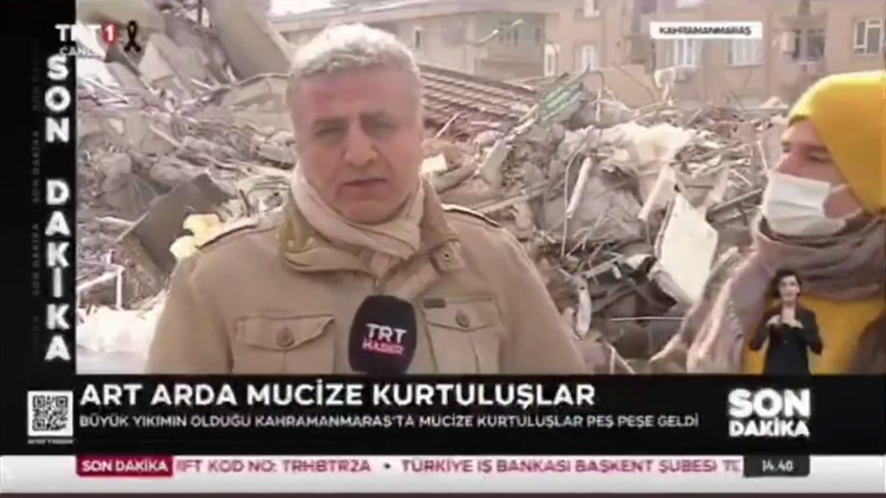 Şahan TRT'de depremzedenin sesini kısan Fuat Kozluklu ile dalga geçti