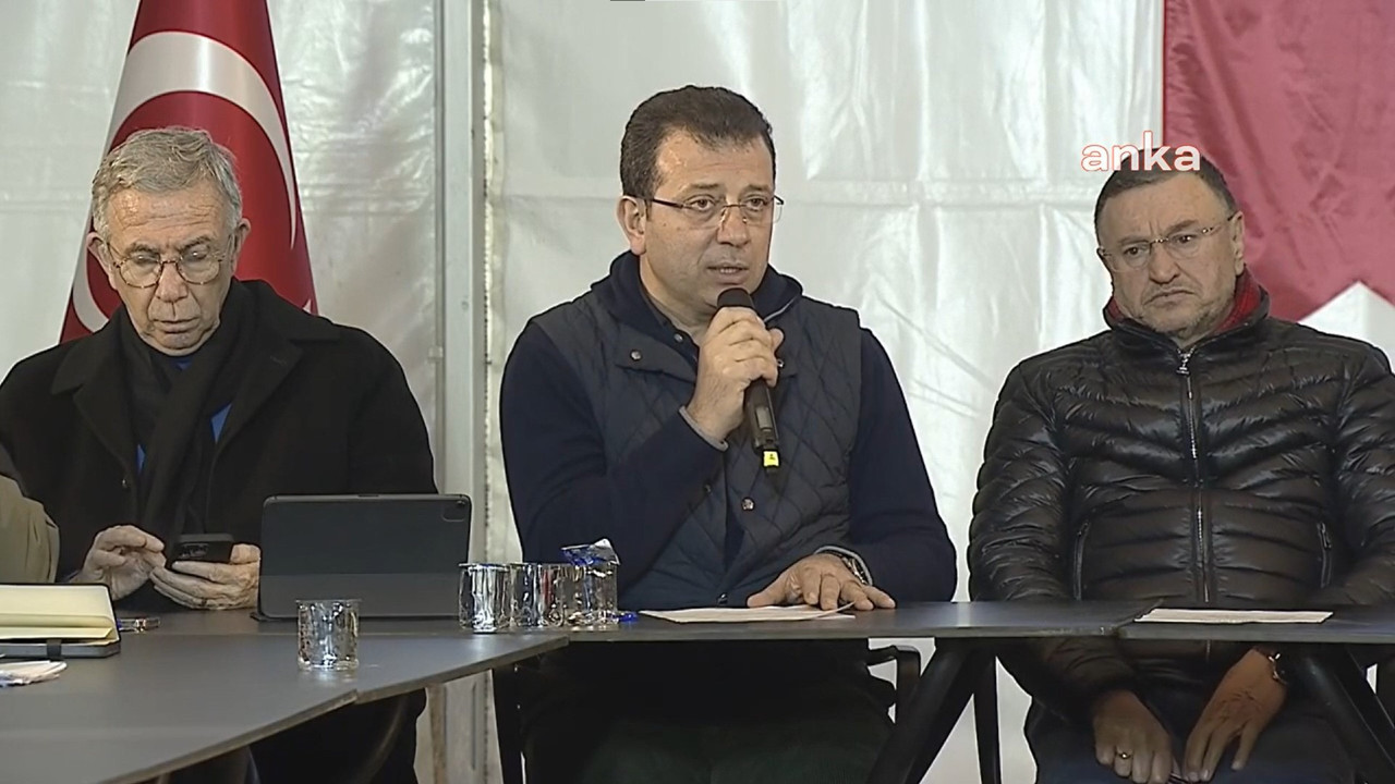 İmamoğlu: Asrın felaketi mi asrın ihmali mi bunu elbette sorgulayacağız