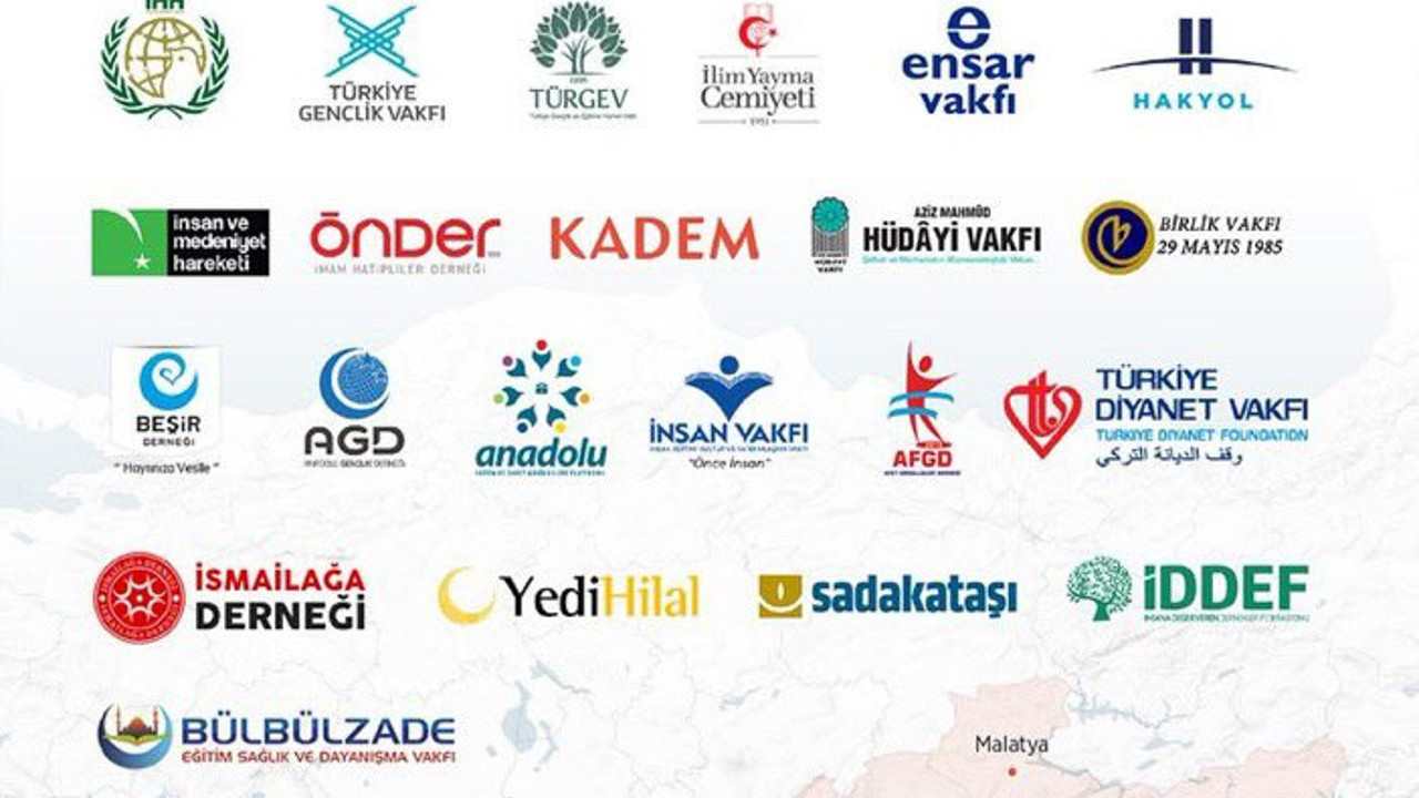 AFAD’a göre deprem bölgesindeki sivil toplum kuruluşları bunlarmış. Yuh artık!