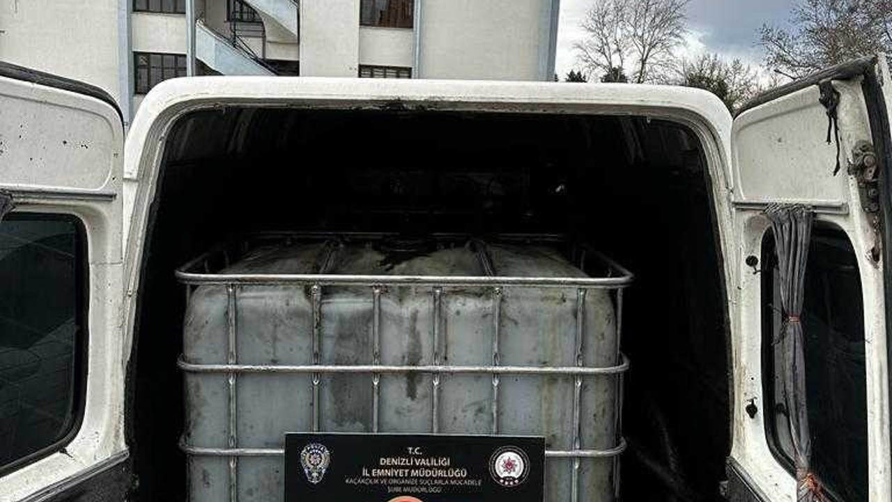 Denizli’de 2 bin litre kaçak akaryakıt ele geçirildi