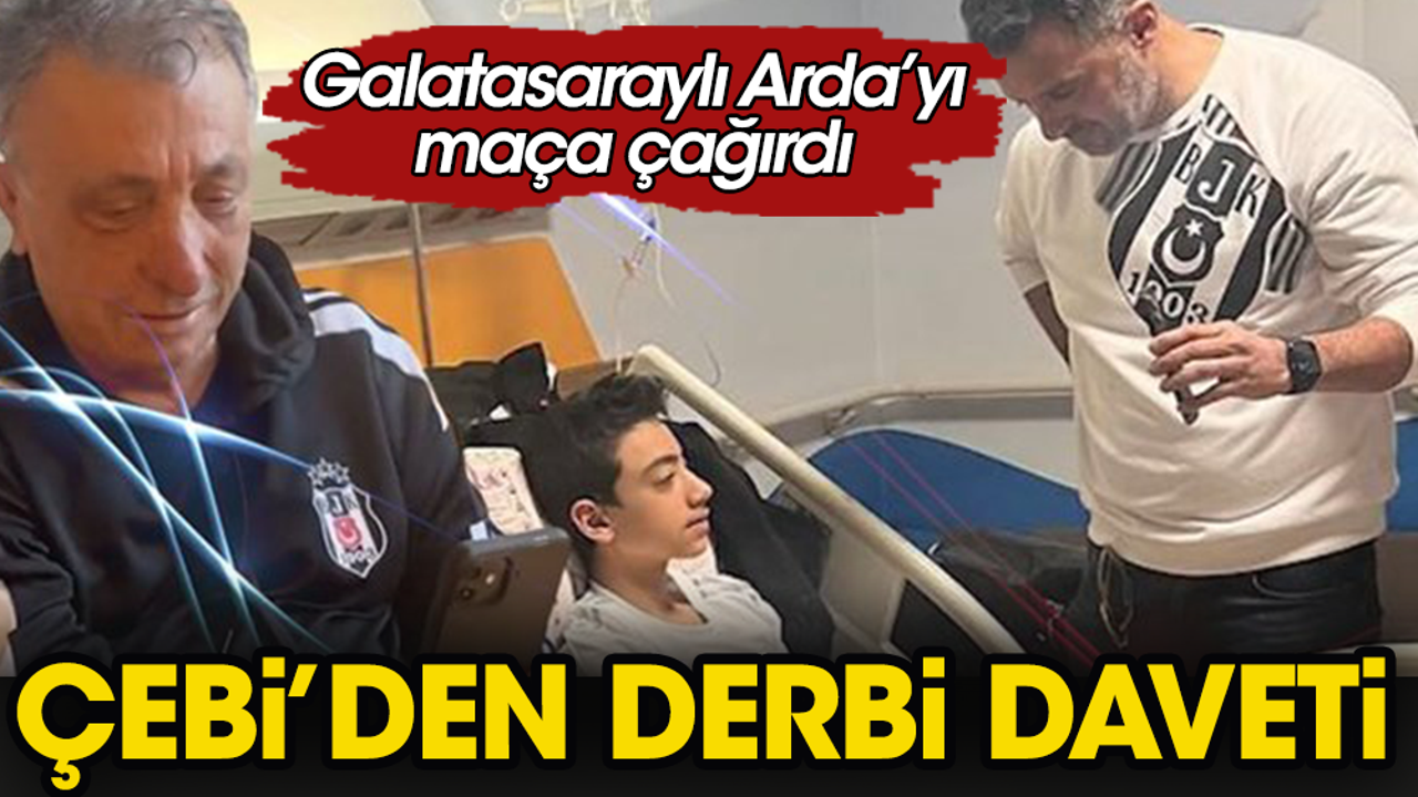 Çebi Galatasaraylı depremzedeyi derbiye davet etti