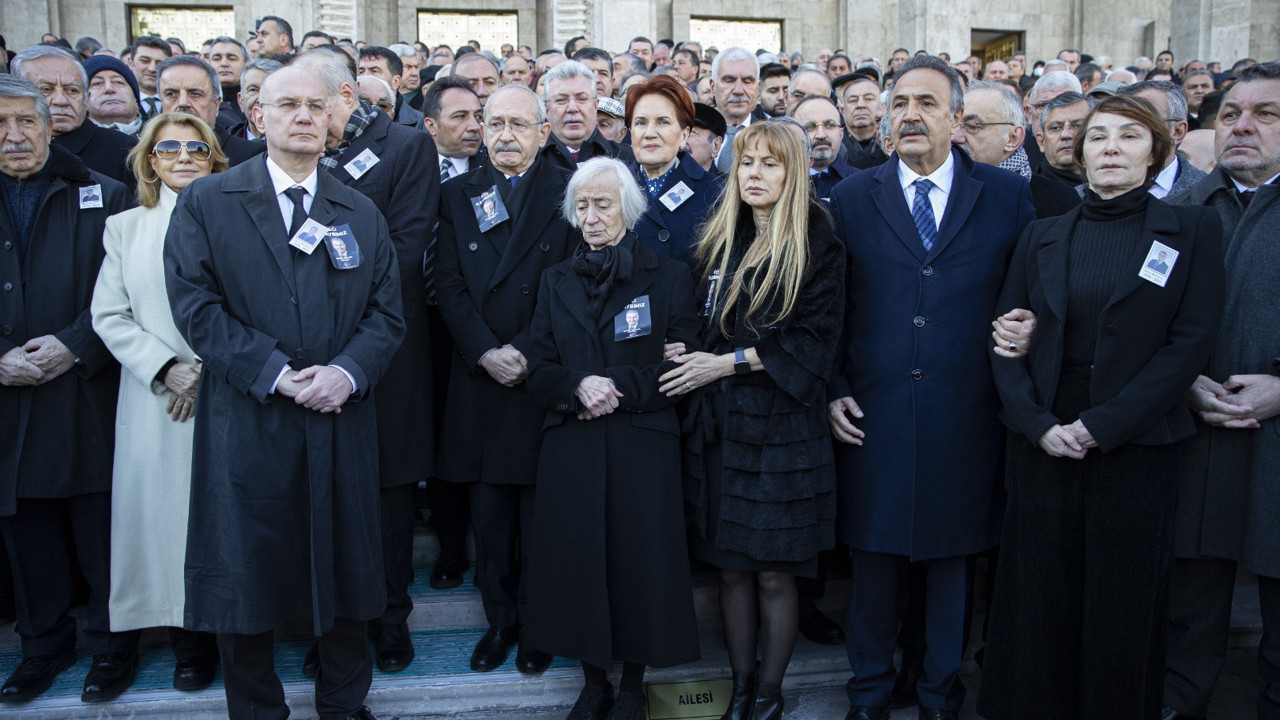 Deniz Baykal için TBMM'de cenaze töreni düzenlendi