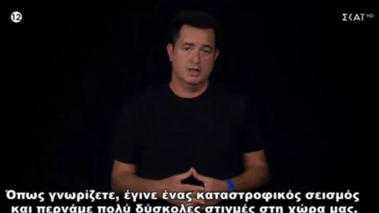 Survivor Yunanistan'a yardım istemek için bağlanan Acun Ilıcalı: Sevgimizi göstermek için felakete gerek yok