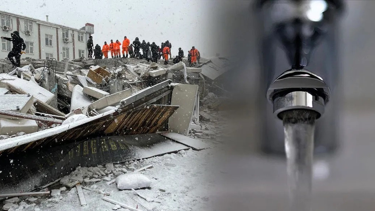 Uzmanı açıkladı. Deprem sonrası içme ve kullanma suları büyük risk oluşturuyor