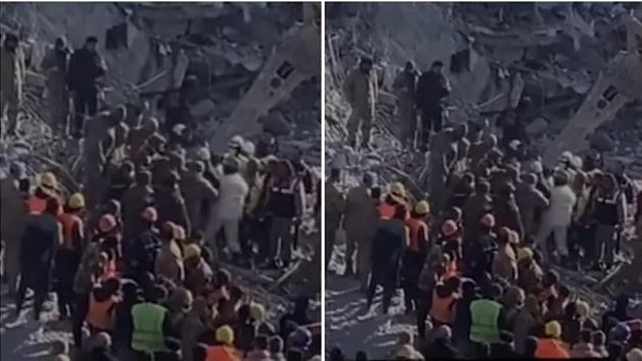 Madenciler ve AFAD görevlileri enkaz üstünde kavga etti. Kavganın gerekçesi 'Yok artık' dedirtti