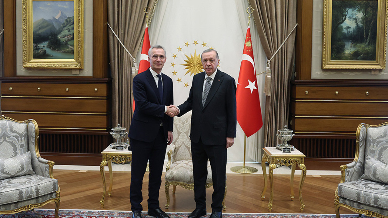 Erdoğan, NATO Genel Sekreteri Stoltenberg'i kabul etti